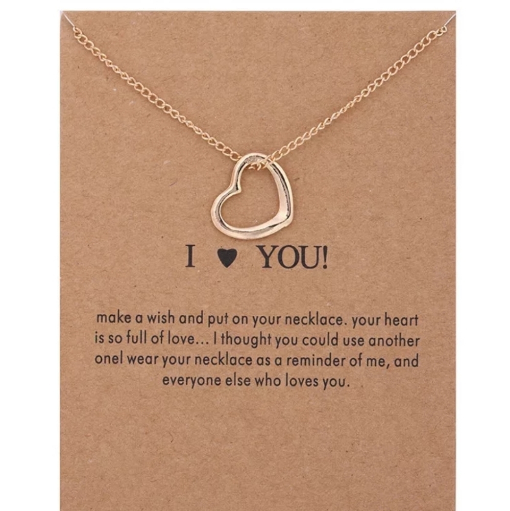 I Love You Necklace